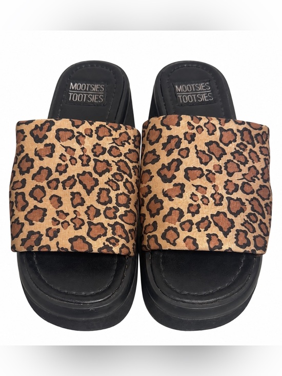 Mootsies Tootsies Shoes - Mootsies Toosties Cheetah Print Platform Sandals